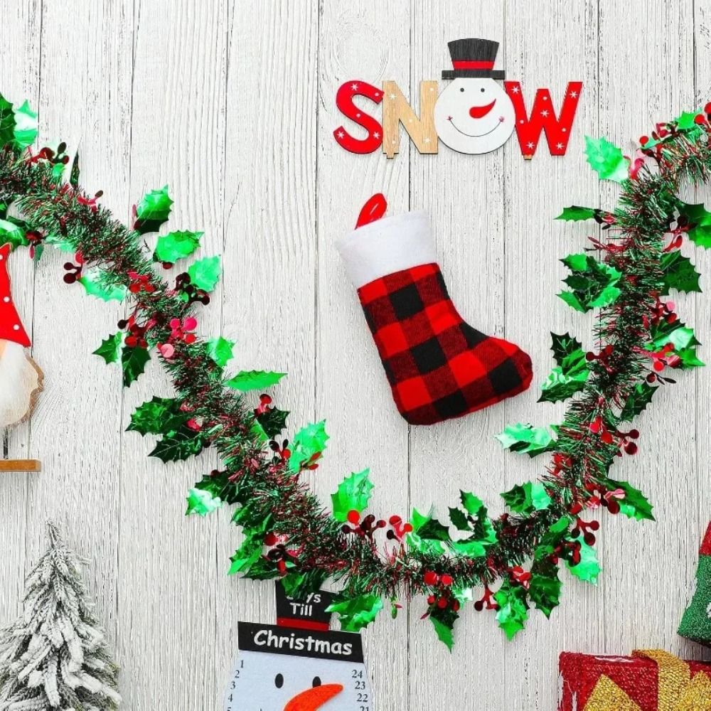 Tinsel Garland Decoration - 2 قطعة قابلة لإعادة الاستخدام 2