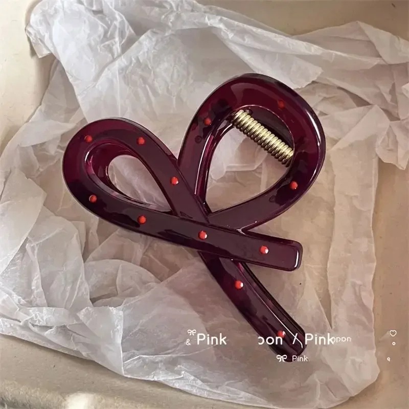 Ribbon Bow Gift - قطعتان من مشابك الشعر النسائية الأنيقة