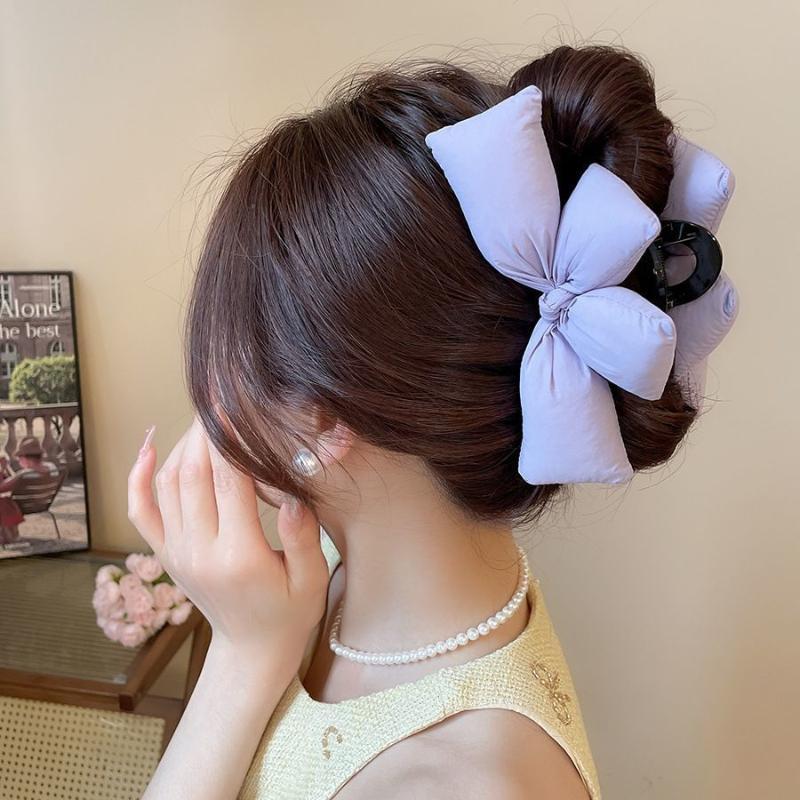 Ribbon Bow Gift - دبوس شعر نسائي ثلاثي الأبعاد بتصميم