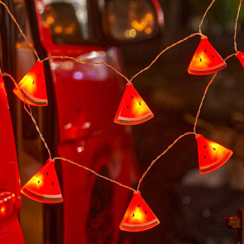 Led Fairy String Lights - أضواء LED على شكل بطيخ، أضواء