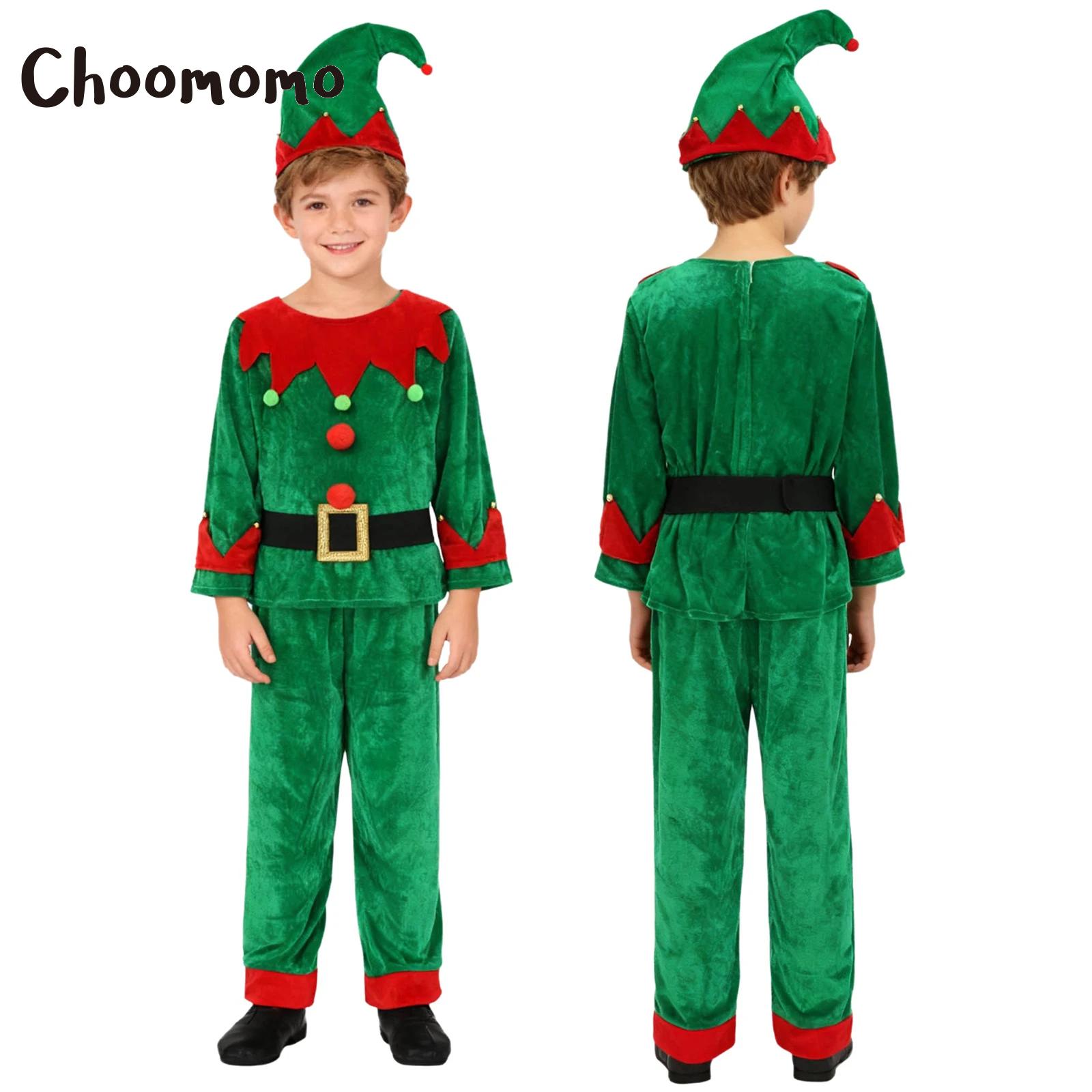 Elf Costume Christmas - الأولاد عيد الميلاد قزم زي عيد