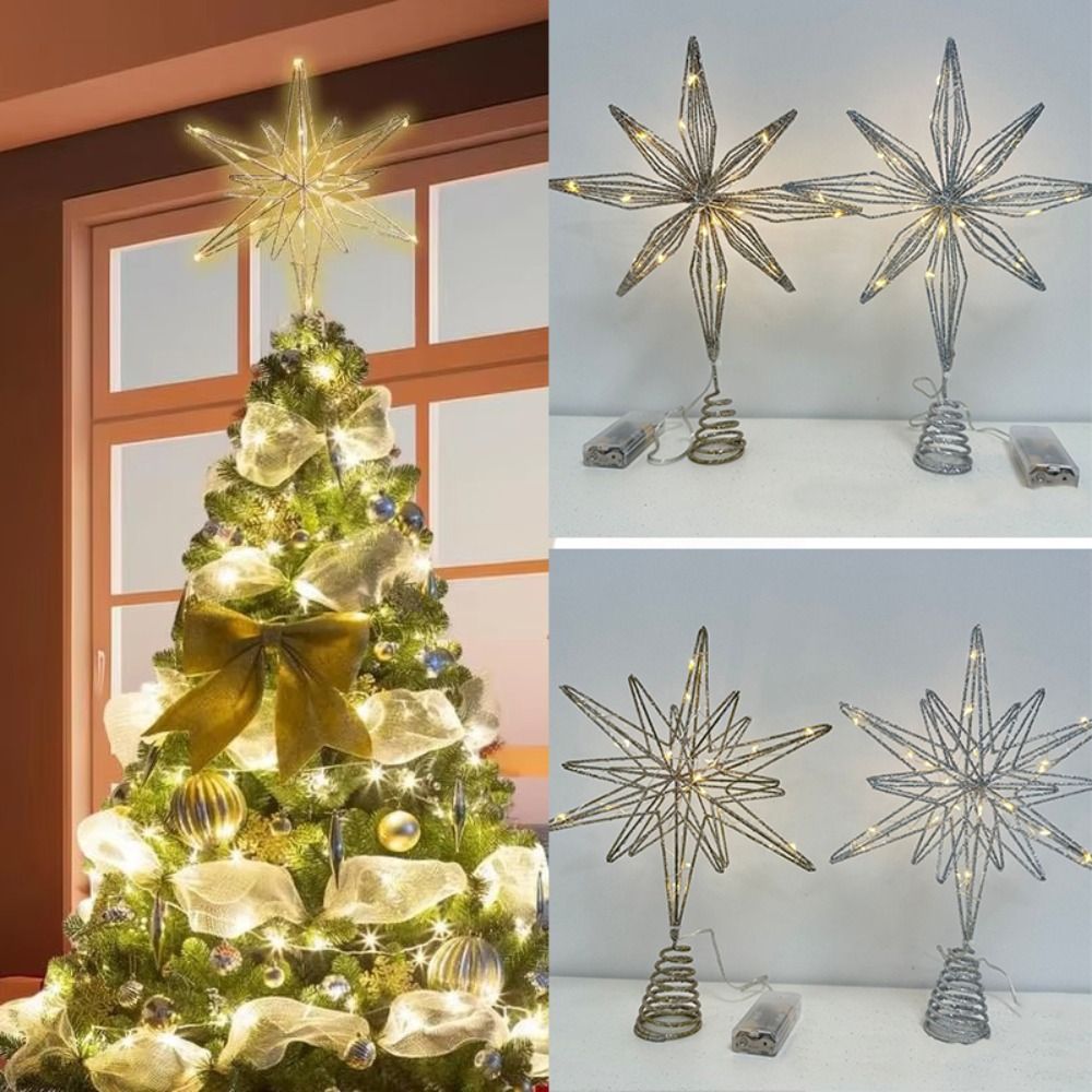 Star Tree Topper - نجمة شجرة عيد الميلاد توبر مصباح