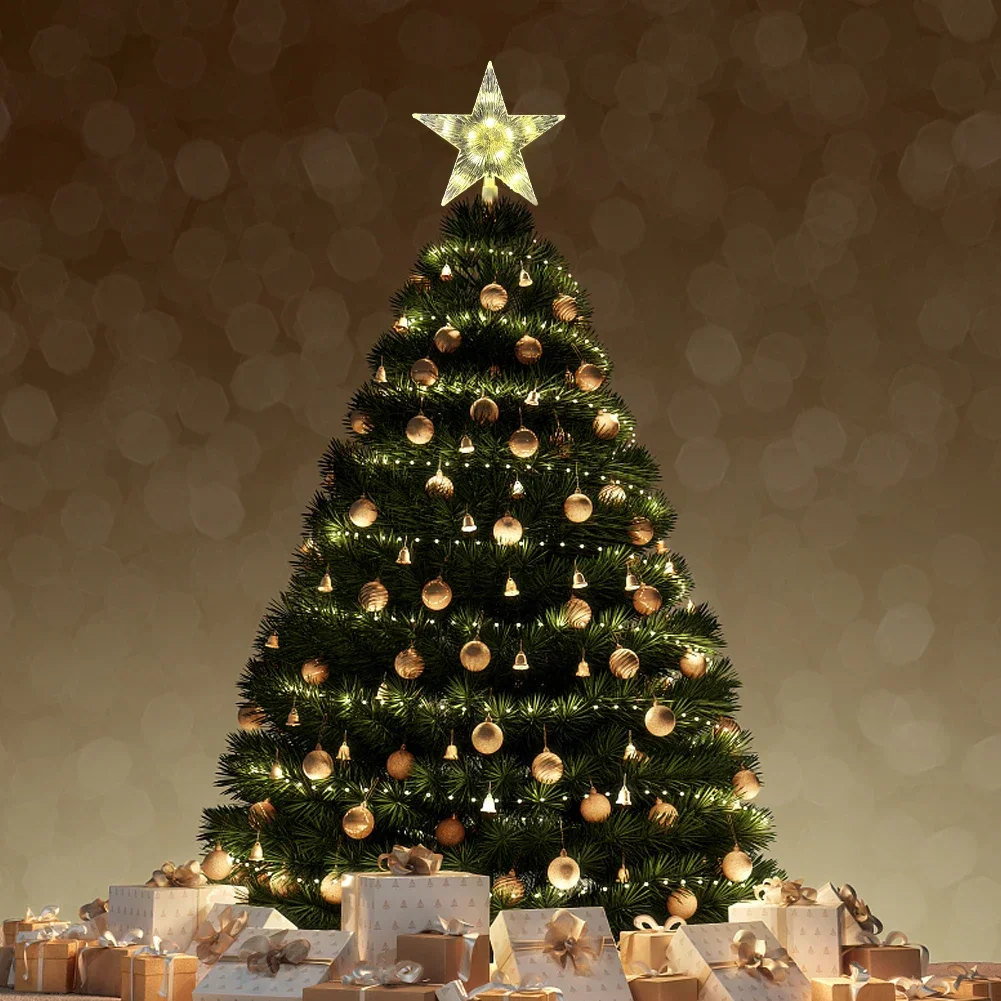 15 سنتيمتر LED شجرة عيد الميلا - مراجعة Star Tree Topper وسعره