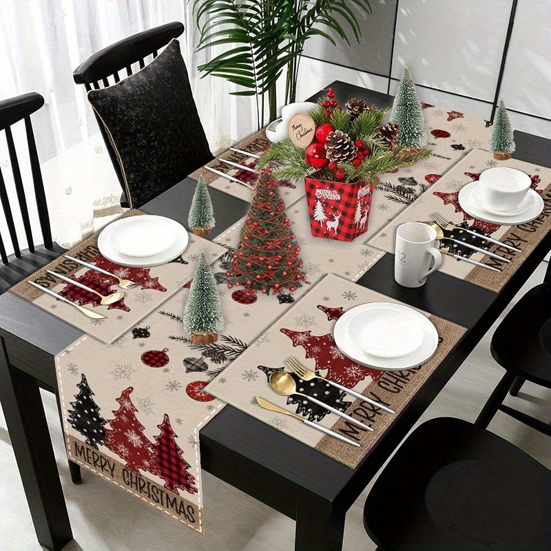 مفرش طاولة أمريكي ريفي لعيد ال - مراجعة Christmas Table Runner وسعره