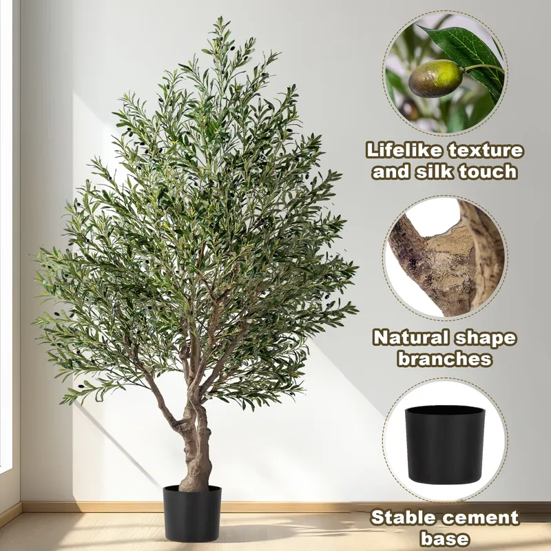 شجرة زيتون صناعية كبيرة واقعية - مراجعة Christmas Tree Artificial وسعره