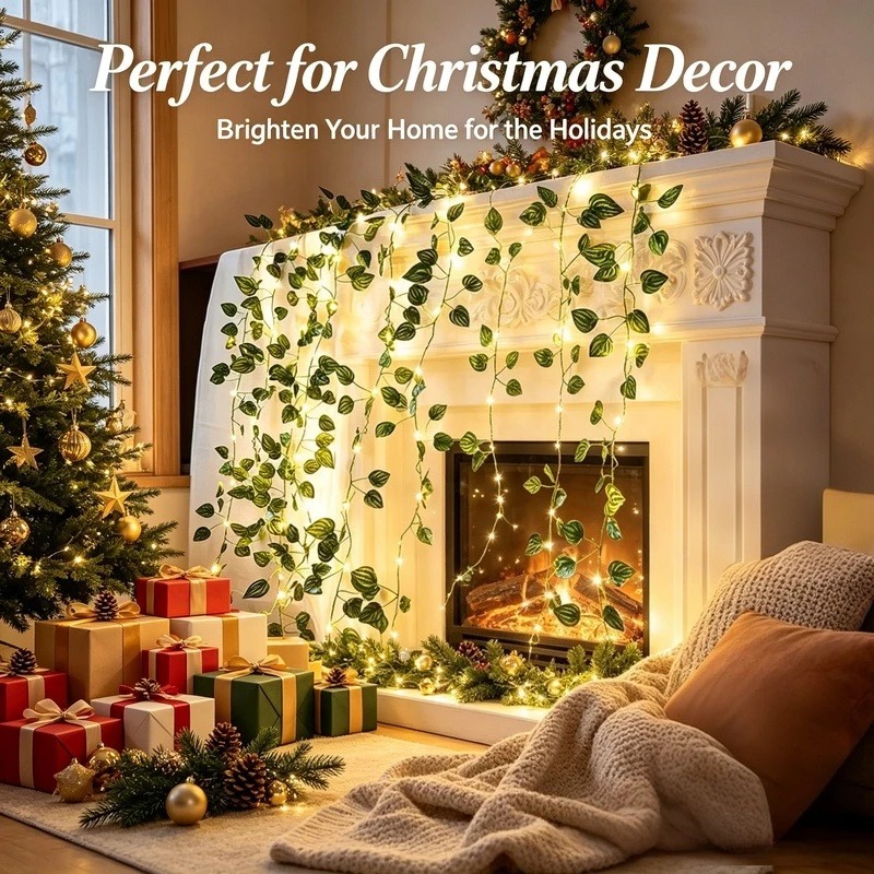 سلسلة أضواء LED على شكل أوراق  - مراجعة Led Fairy String Lights وسعره