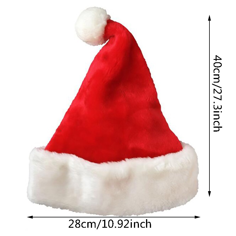 قبعة سانتا كلوز لعيد الميلاد،  - مراجعة Santa Hat Plush وسعره