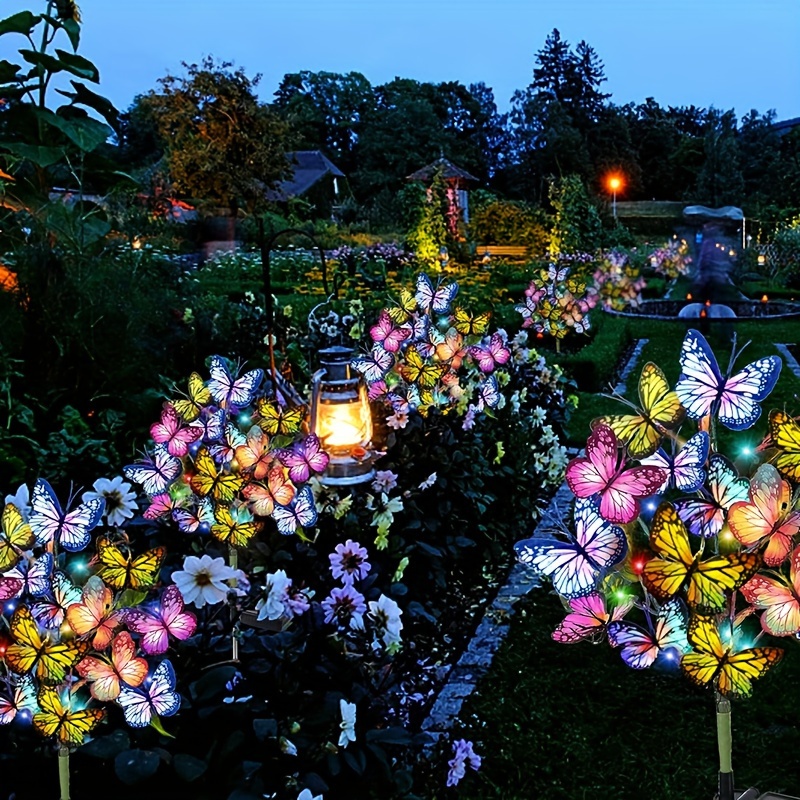 أضواء حديقة الفراشة LED بالطاق - مراجعة Christmas Lights Outdoor وسعره