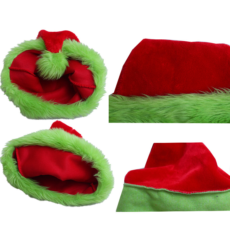1 قطعة، قبعة سانتا كلوز، قبعة  - مراجعة Santa Hat Plush وسعره