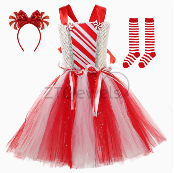 فستان توتو للفتيات لعيد الميلا - مراجعة Elf Costume Christmas وسعره