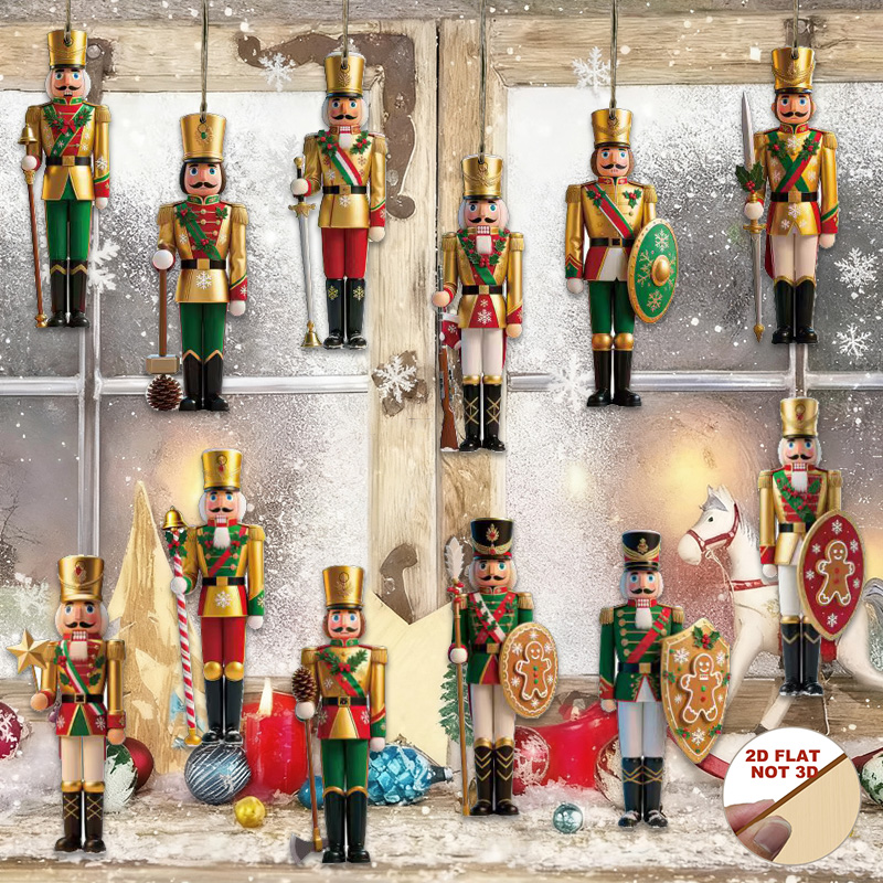زينة عيد الميلاد الخشبية المسط - مراجعة Nutcracker Figurine وسعره