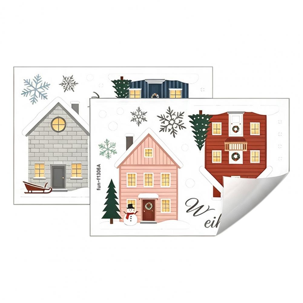 ملصقات شجرة التنوب والغزلان (ق - مراجعة Snowflake Window Decal وسعره