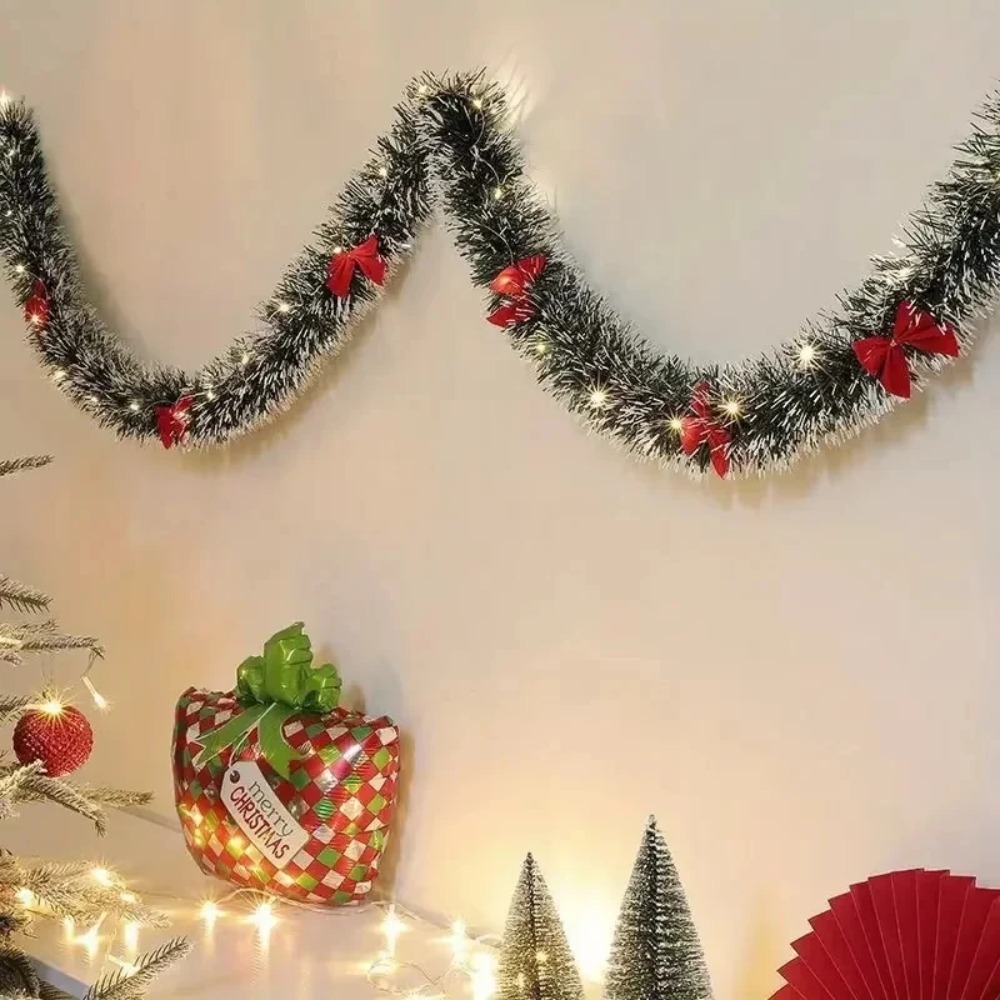 عيد الميلاد بهرج جارلاند الاصط - مراجعة Tinsel Garland Decoration وسعره
