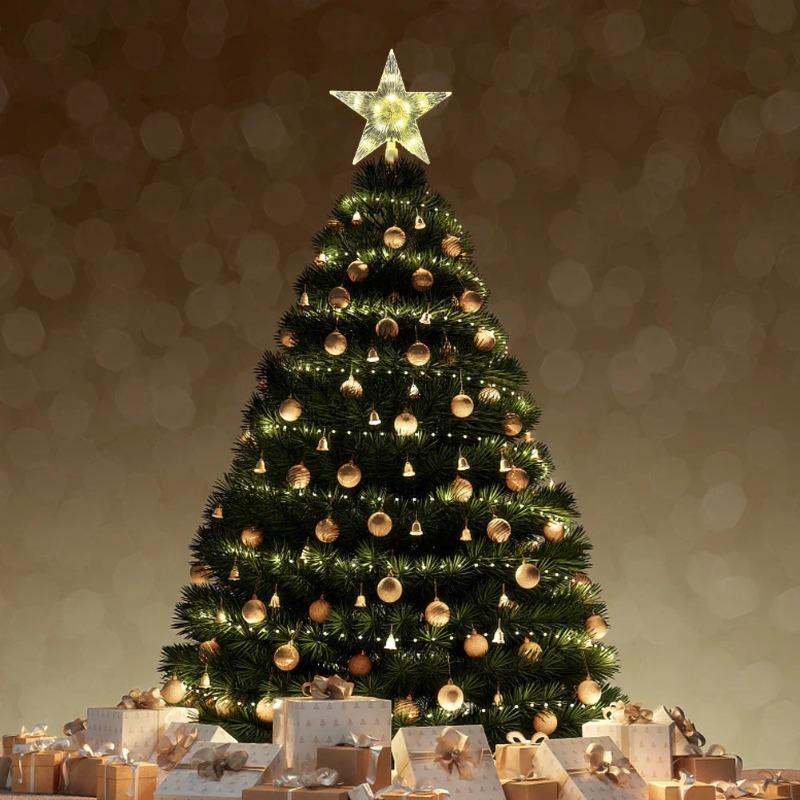 متوهجة عيد الميلاد 15 سنتيمتر  - مراجعة Star Tree Topper وسعره