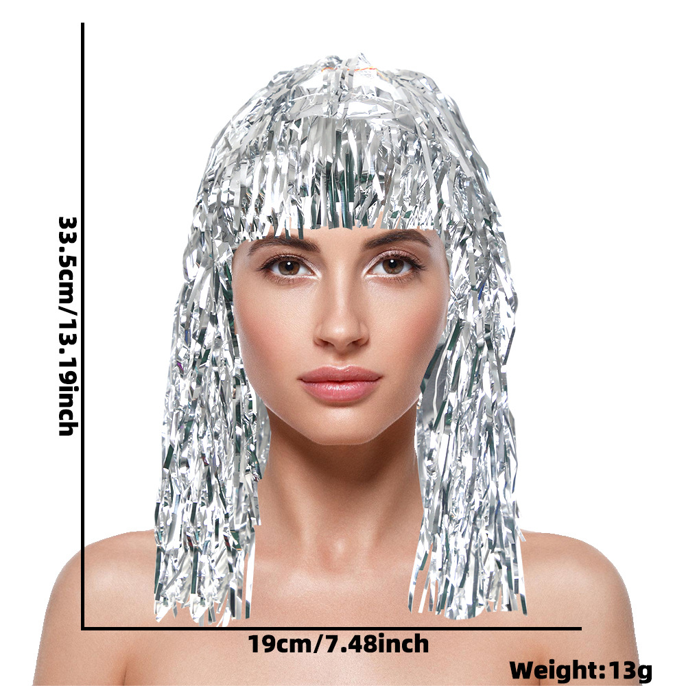 شعر مستعار لامع للحفلات التنكر - مراجعة Tinsel Garland Decoration وسعره