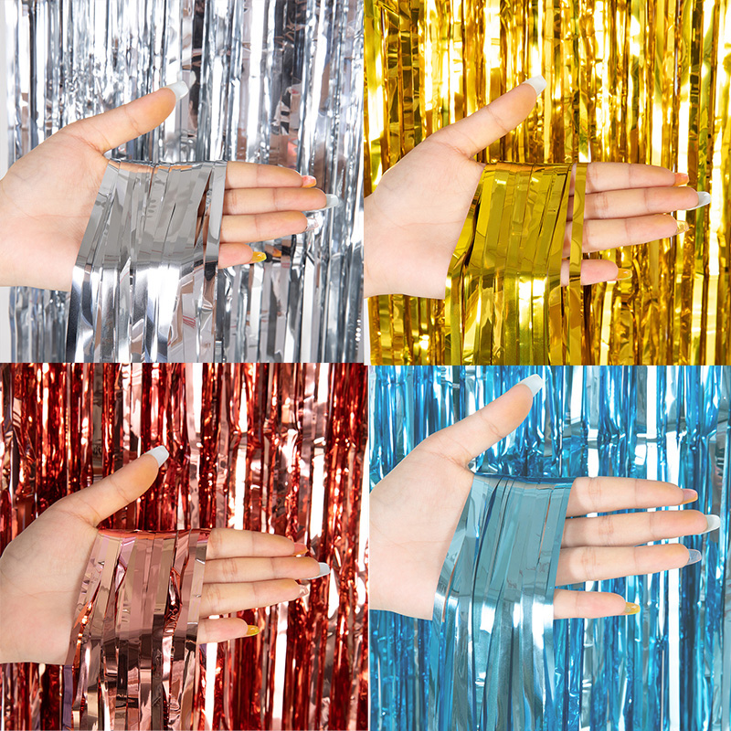 ستائر معدنية لامعة رخيصة الثمن - مراجعة Tinsel Garland Decoration وسعره
