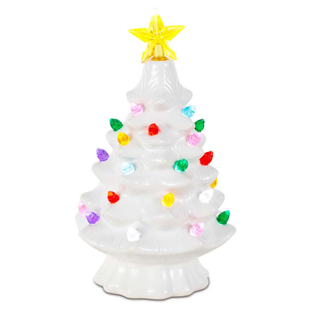 ديكور قرية سيراميك لعيد الميلا - مراجعة Star Tree Topper وسعره