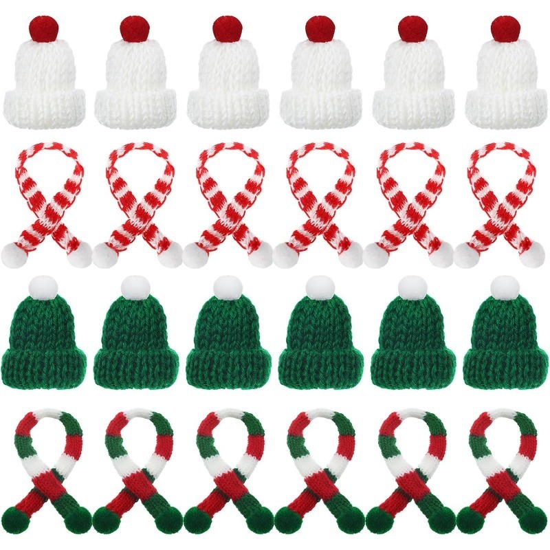 5/10 قطعة عيد الميلاد الديكور  - مراجعة Santa Hat Plush وسعره