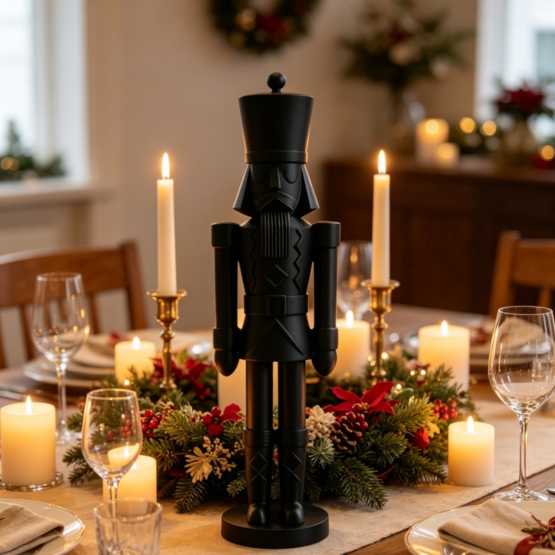 تمثال جندي كسارة البندق الأسود - مراجعة Nutcracker Figurine وسعره