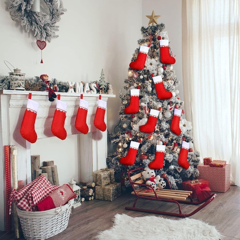 مزدوجة الوجهين الذهب تقليم جوا - مراجعة Christmas Stocking Hanging وسعره