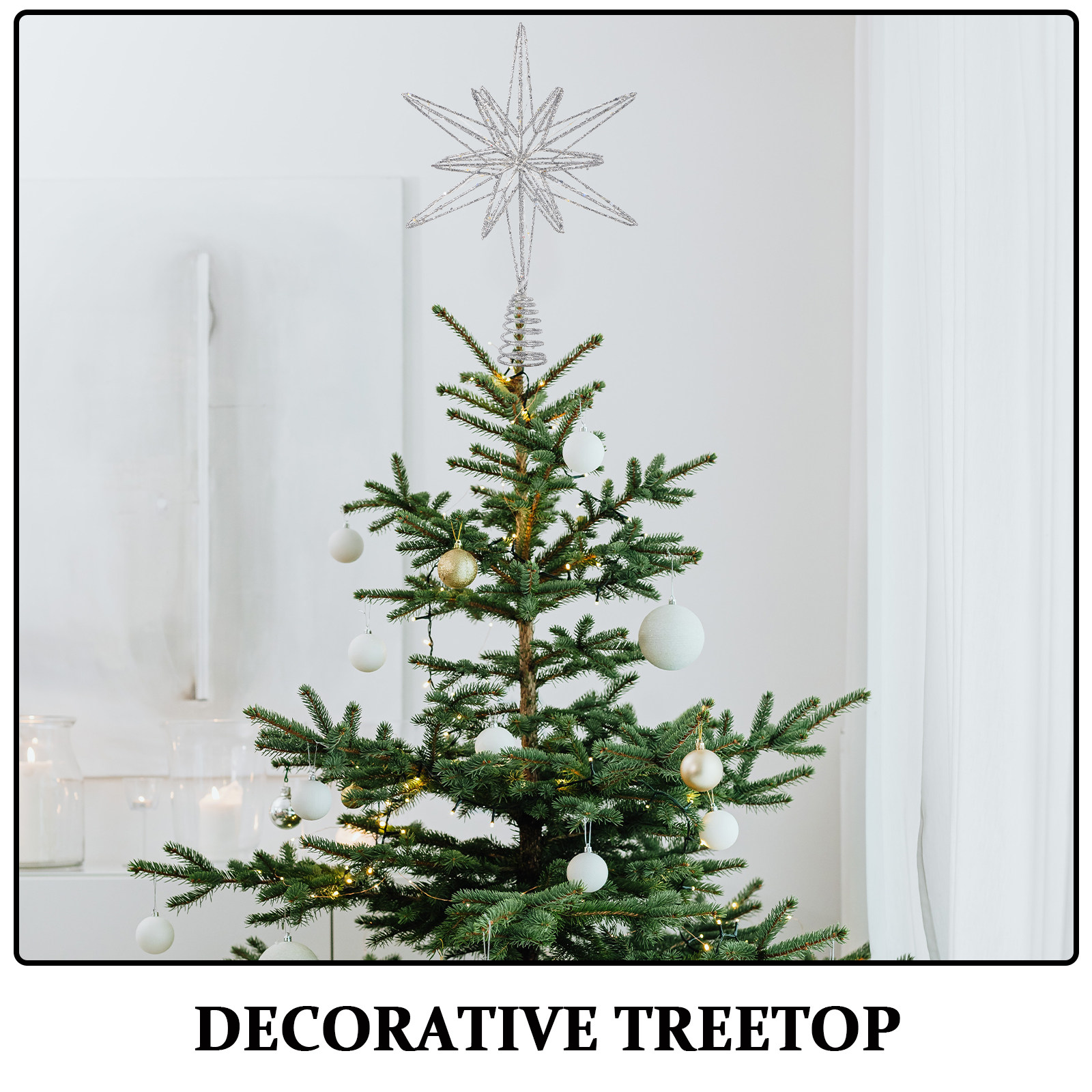 نجمة لتزيين قمة شجرة عيد الميل - مراجعة Star Tree Topper وسعره