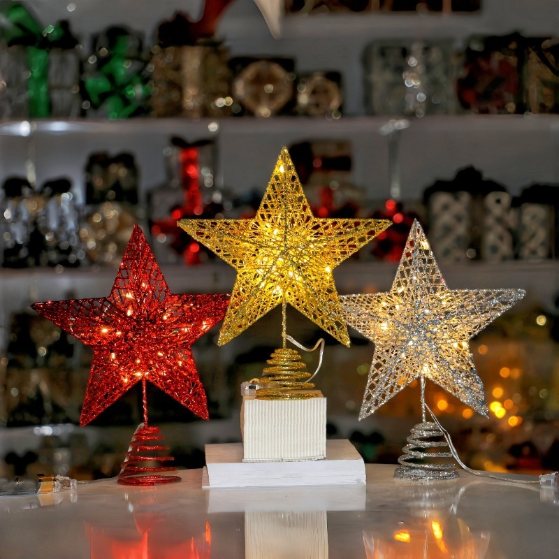 شجرة عيد الميلاد بريق ستار توب - مراجعة Star Tree Topper وسعره