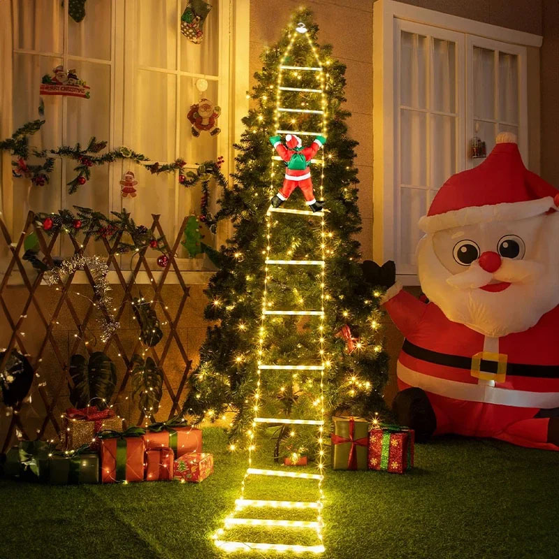 أضواء عيد الميلاد LED، سلسلة إ - مراجعة Christmas Lights Outdoor وسعره