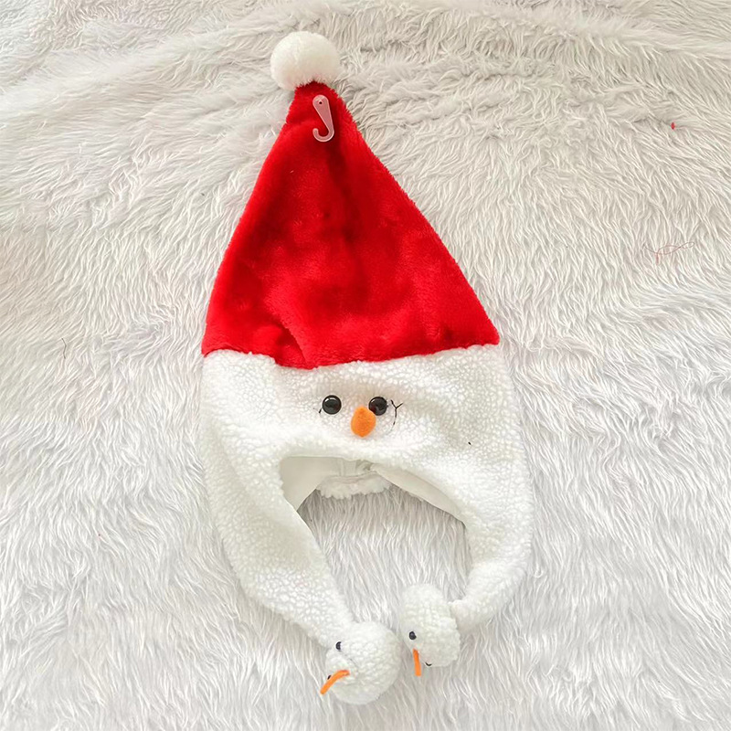 قبعة رجل الثلج لعيد الميلاد، ق - مراجعة Santa Hat Plush وسعره