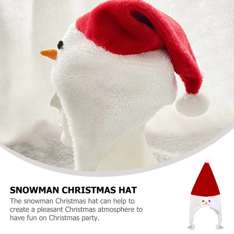 قبعة رجل الثلج لعيد الميلاد، ق - مراجعة Santa Hat Plush وسعره