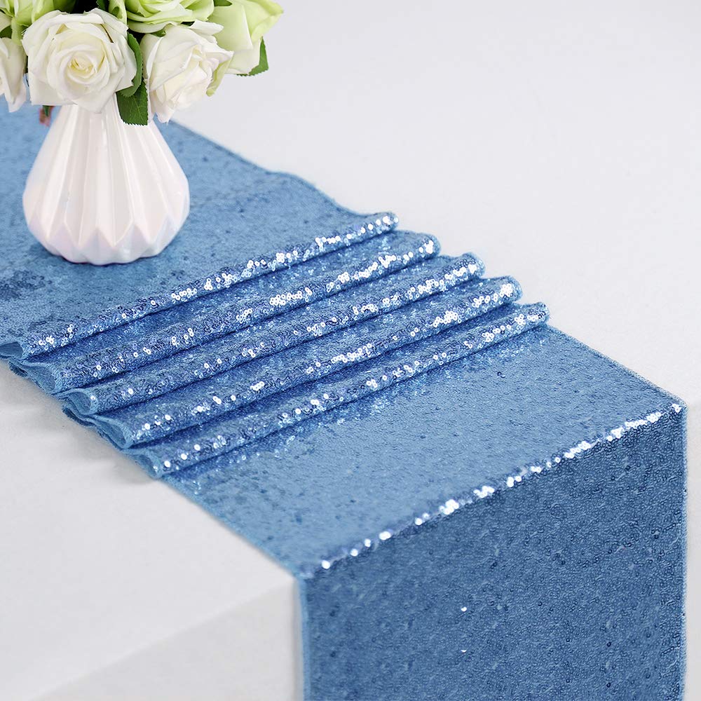4 قطع من مفرش طاولة الترتر الل - مراجعة Christmas Table Runner وسعره