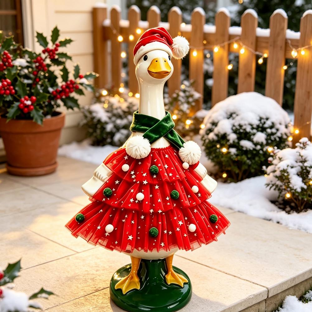 زي إوزة للفناء الخارجي لعيد ال - مراجعة Santa Hat Plush وسعره