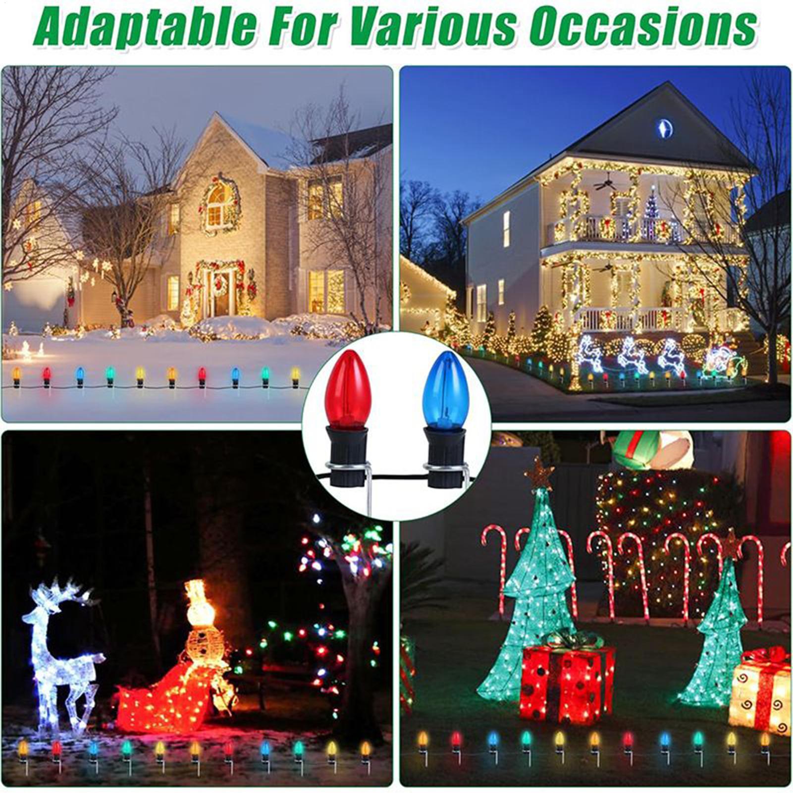 عيد الميلاد ضوء حصص لساحة في ا - مراجعة Christmas Lights Outdoor وسعره