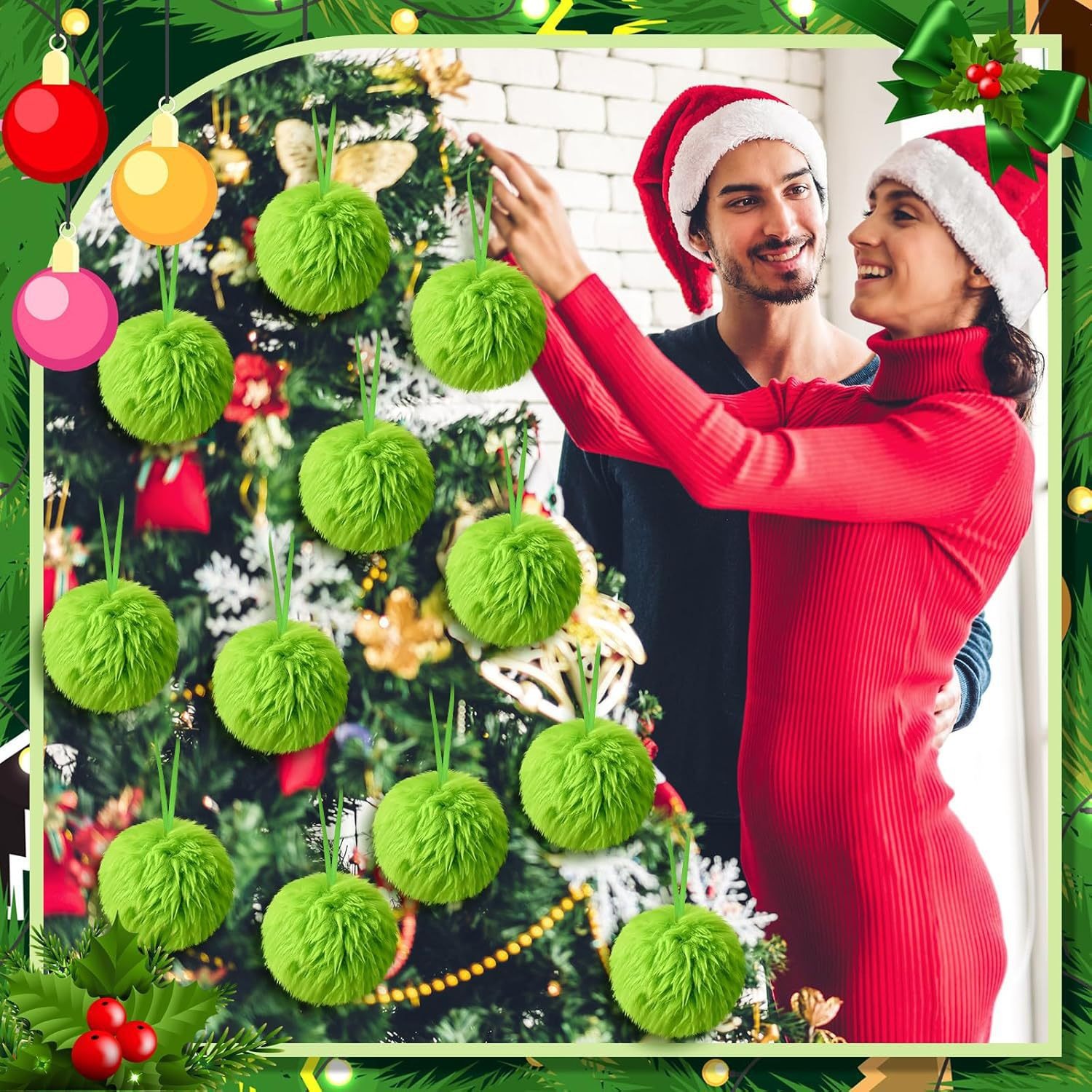 عيد الميلاد الأخضر طويل أفخم ا - مراجعة Santa Hat Plush وسعره
