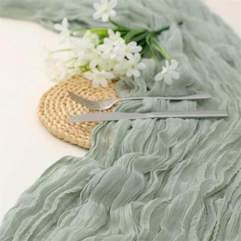 شبه شفاف شاش حفل زفاف عيد المي - مراجعة Christmas Table Runner وسعره