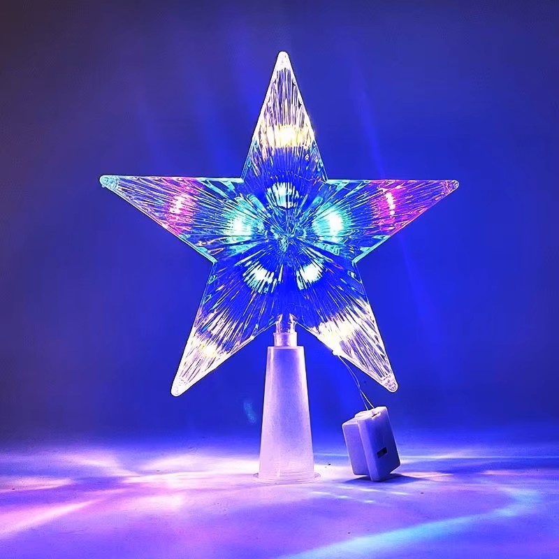 زينة شجرة عيد الميلاد المضيئة  - مراجعة Star Tree Topper وسعره