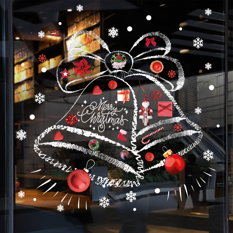 ملصقات عيد الميلاد بتصاميم ندف - مراجعة Snowflake Window Decal وسعره