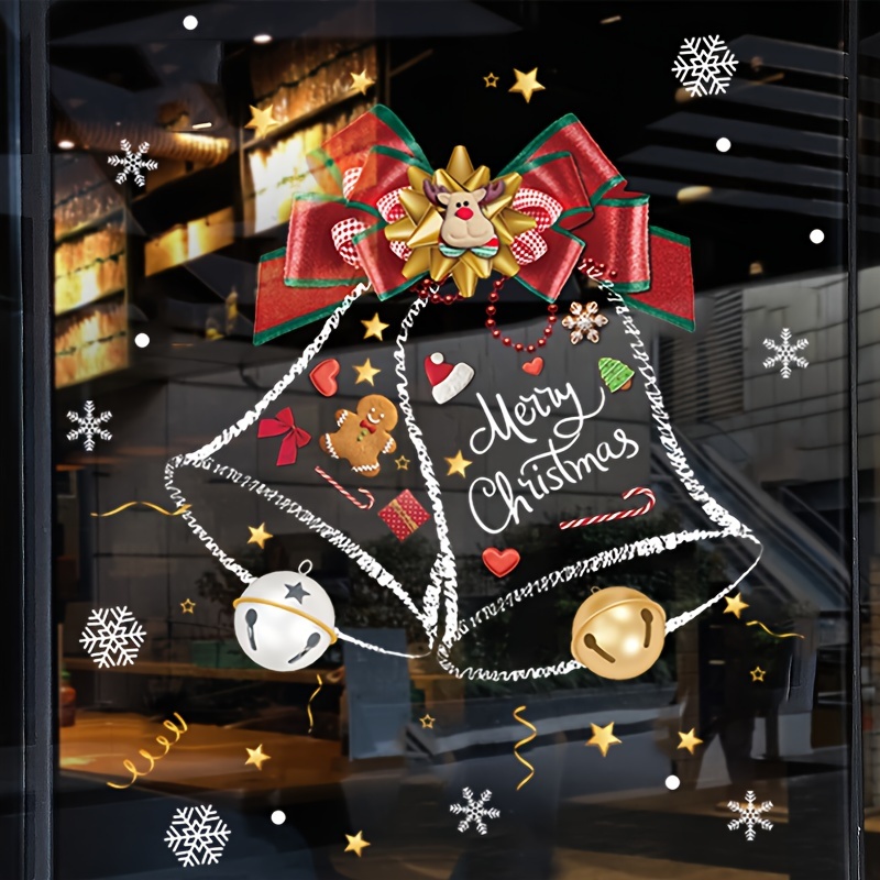 ملصقات عيد الميلاد بتصاميم ندف - مراجعة Snowflake Window Decal وسعره