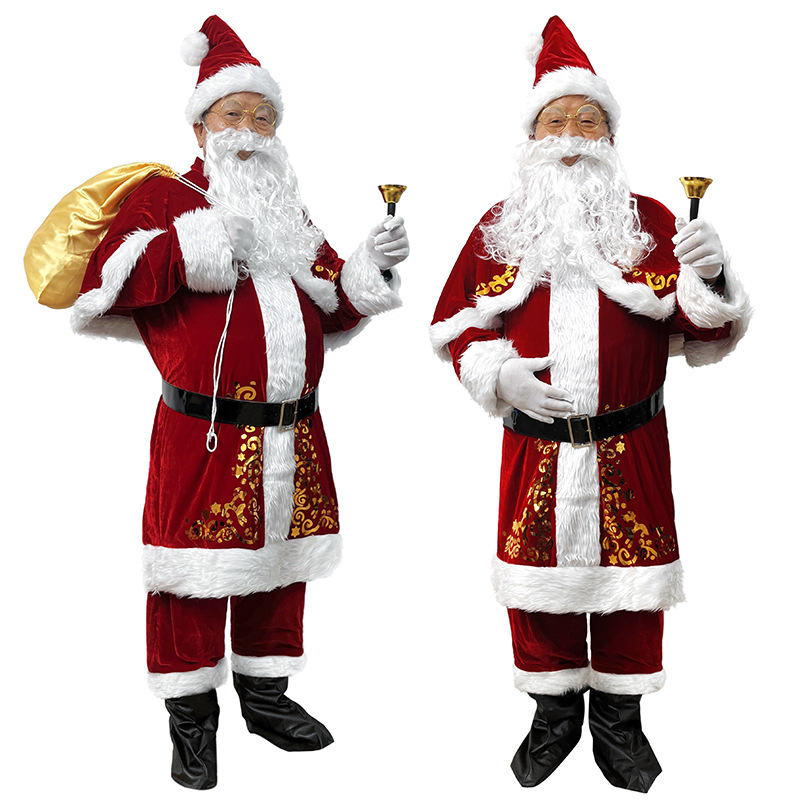 سانتا كلوز زي الكبار الرجال زي - مراجعة Elf Costume Christmas وسعره