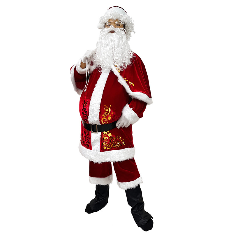 سانتا كلوز زي الكبار الرجال زي - مراجعة Elf Costume Christmas وسعره