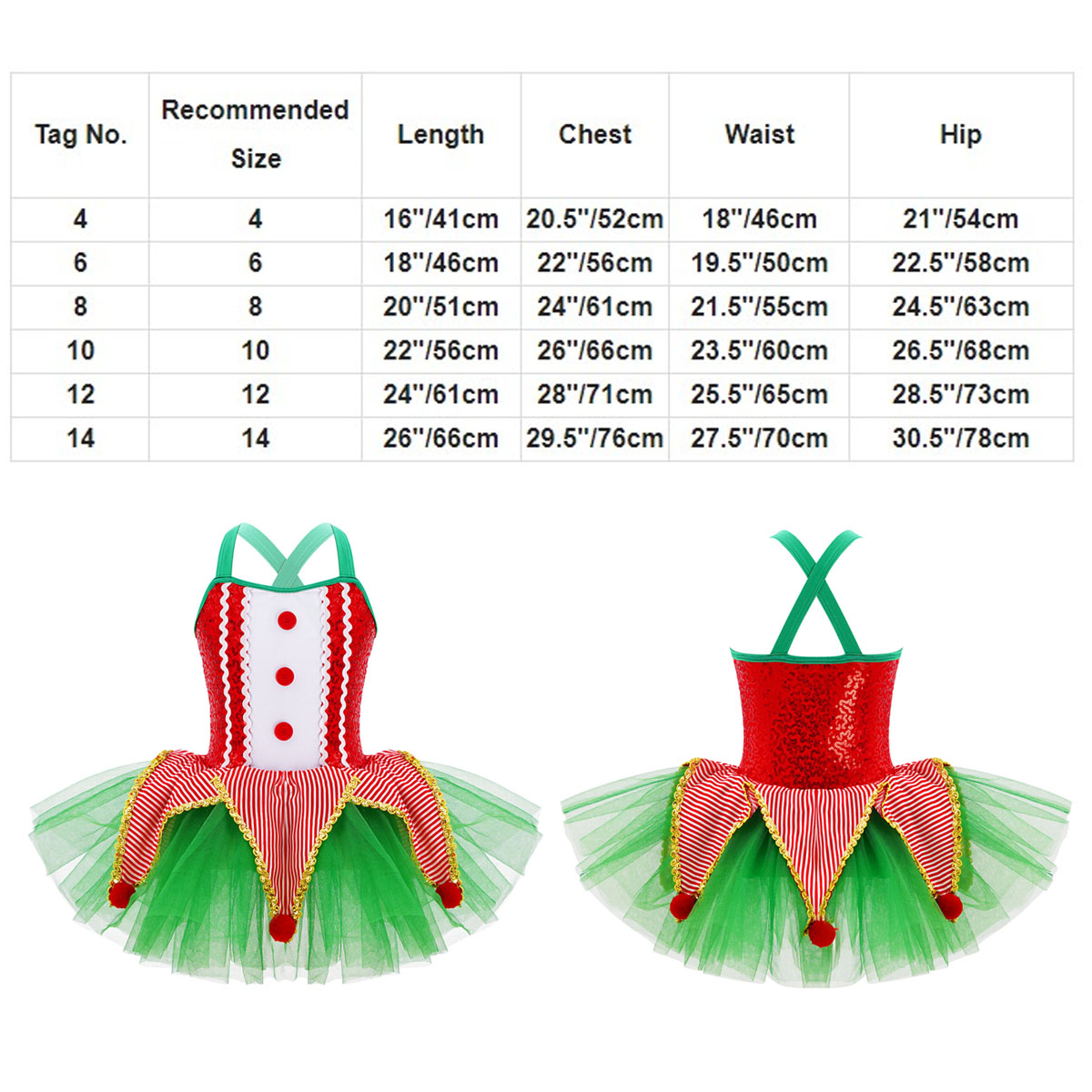 أطفال بنات أكمام الترتر البالي - مراجعة Elf Costume Christmas وسعره