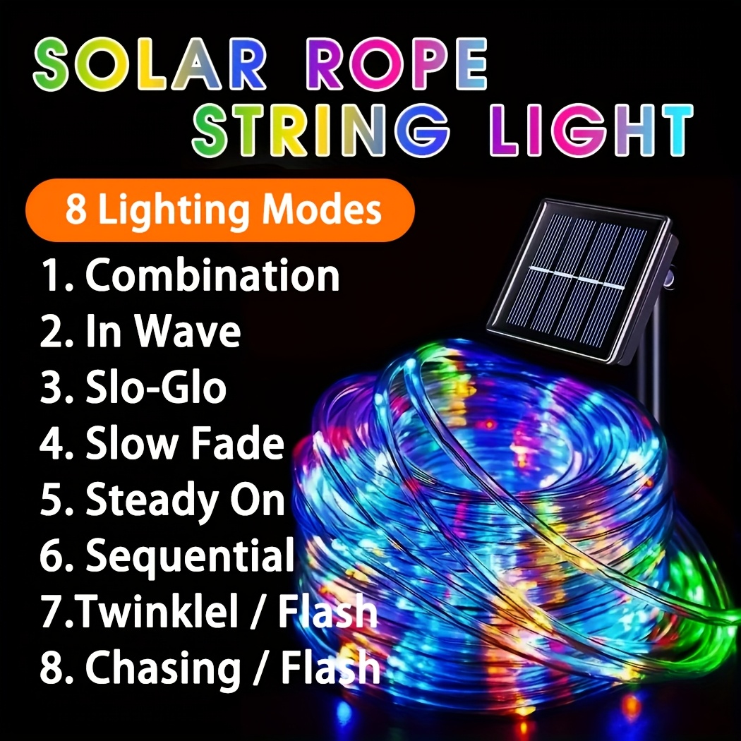 أضواء LED شمسية خارجية مقاومة  - مراجعة Led Fairy String Lights وسعره