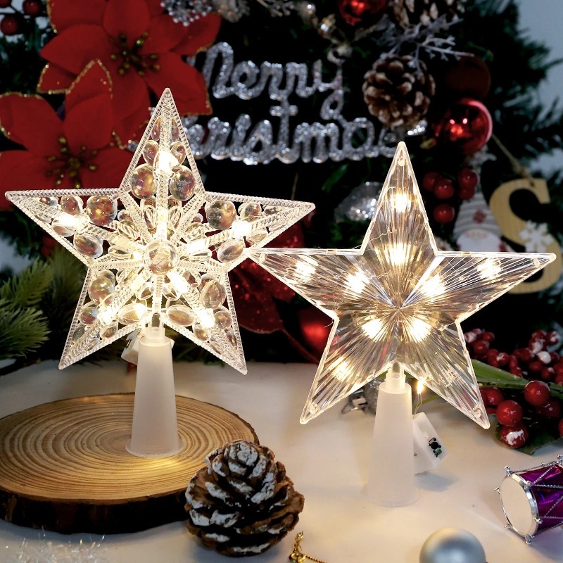 15 سنتيمتر عيد الميلاد الديكور - مراجعة Star Tree Topper وسعره