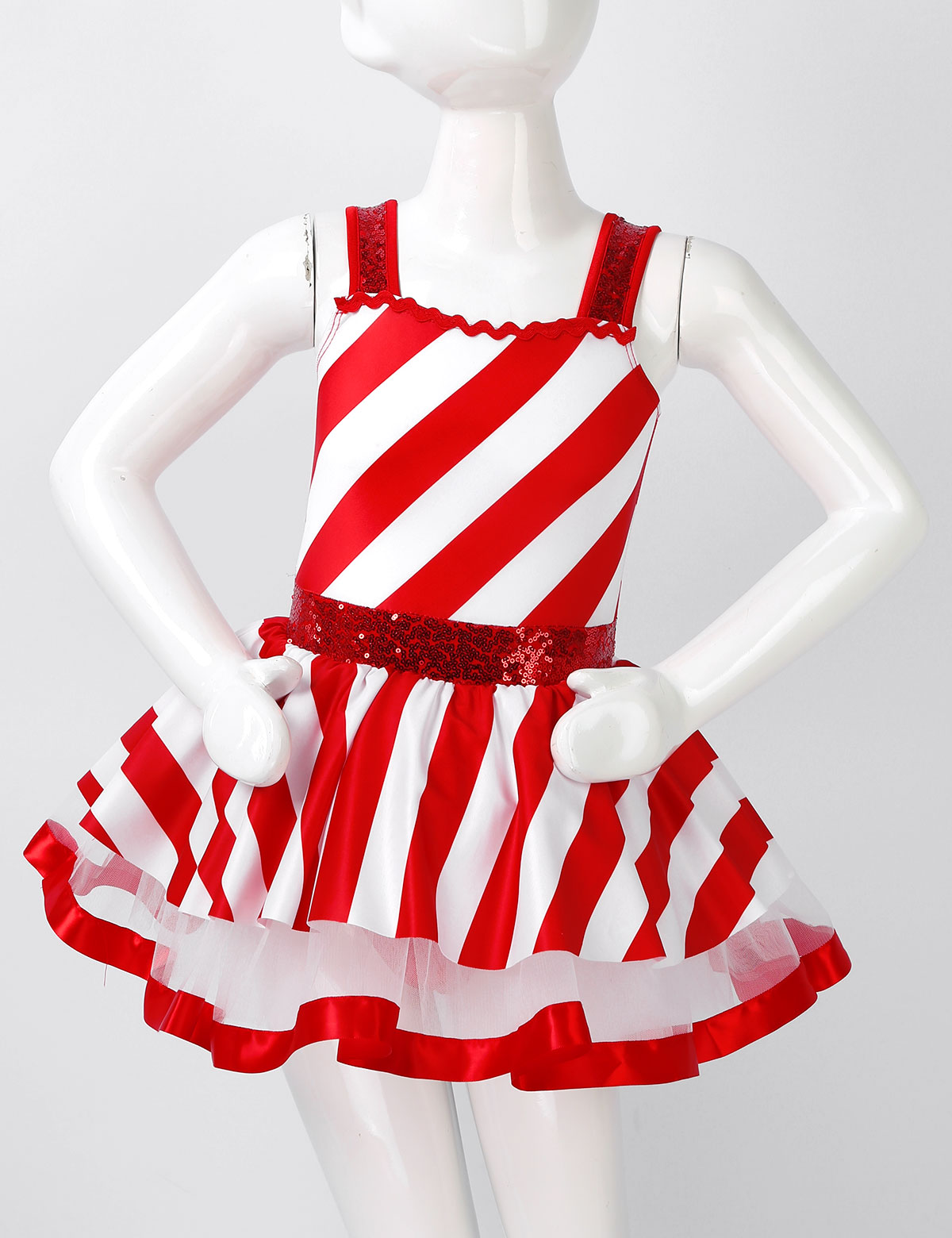 الفتيات عيد الميلاد قصب الحلوى - مراجعة Elf Costume Christmas وسعره