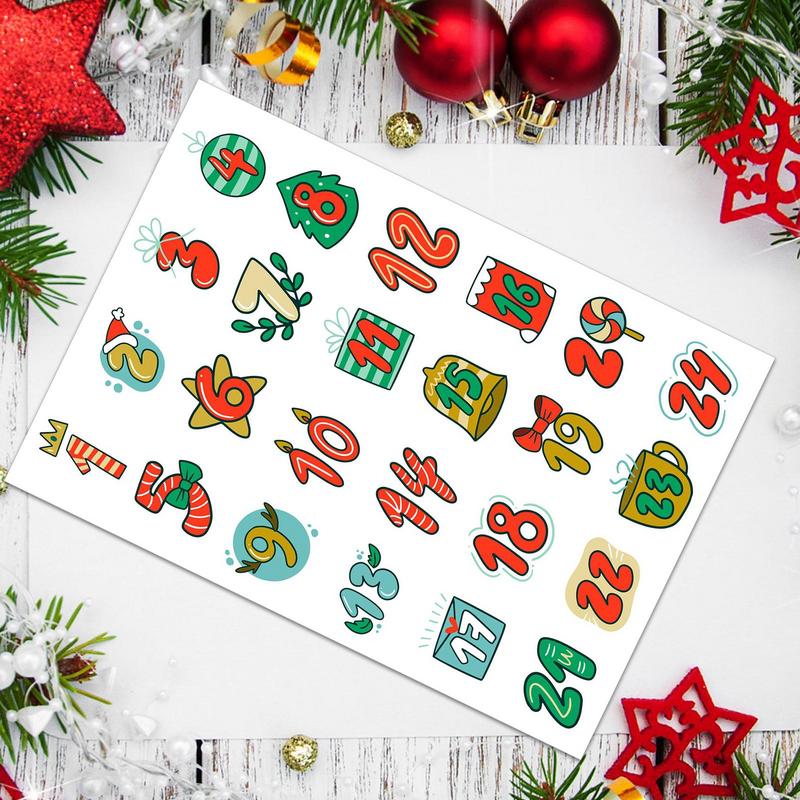 عيد ميلاد سعيد ملصقات تقويم ال - مراجعة Advent Calendar Gift وسعره