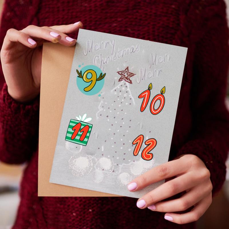 عيد ميلاد سعيد ملصقات تقويم ال - مراجعة Advent Calendar Gift وسعره