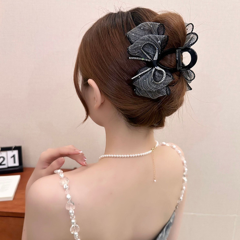 مشابك شعر جديدة أنيقة بتصميم ش - مراجعة Ribbon Bow Gift وسعره