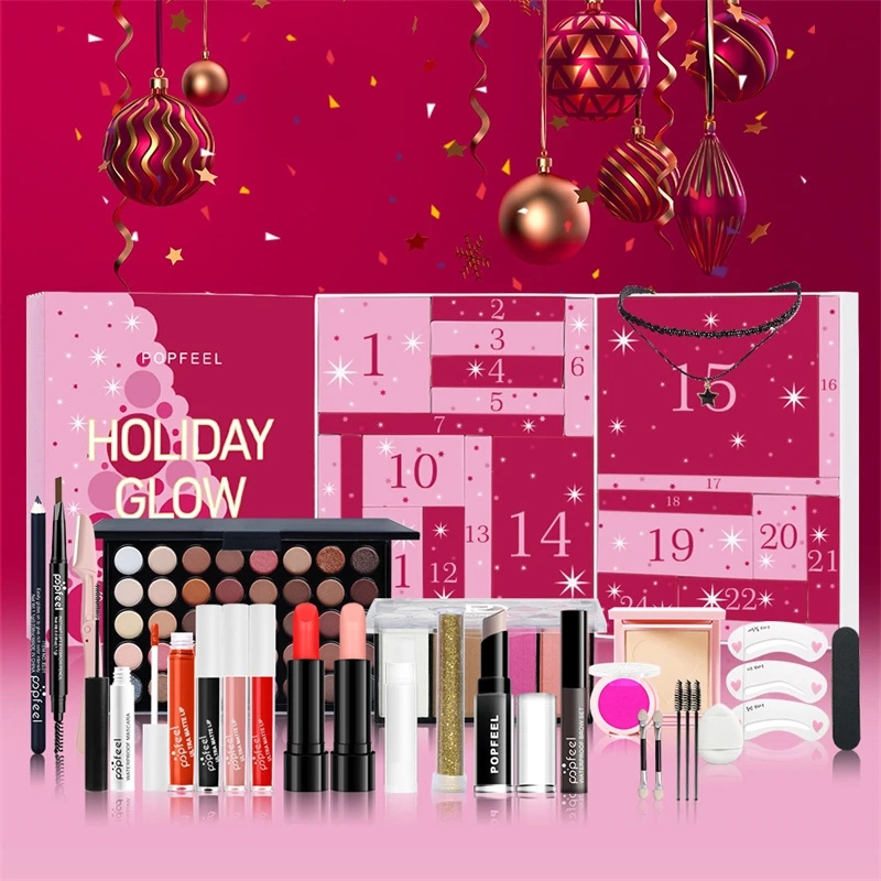 مجموعة مكياج عيد الميلاد للعد  - مراجعة Advent Calendar Gift وسعره
