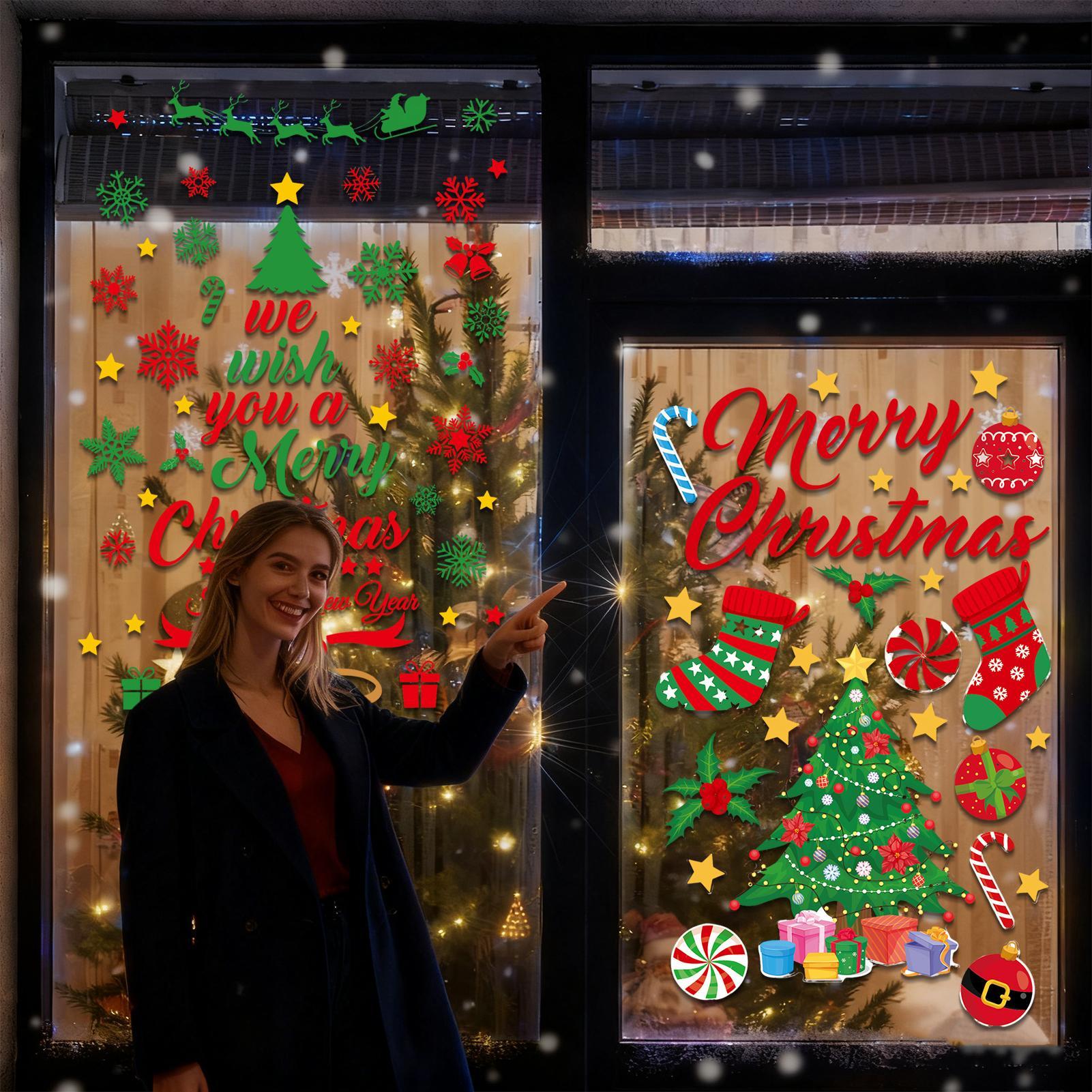 3 قطع من ملصقات حائط عيد الميل - مراجعة Snowflake Window Decal وسعره