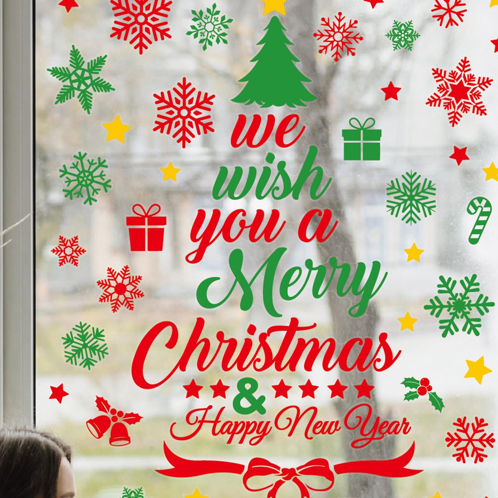 3 قطع من ملصقات حائط عيد الميل - مراجعة Snowflake Window Decal وسعره