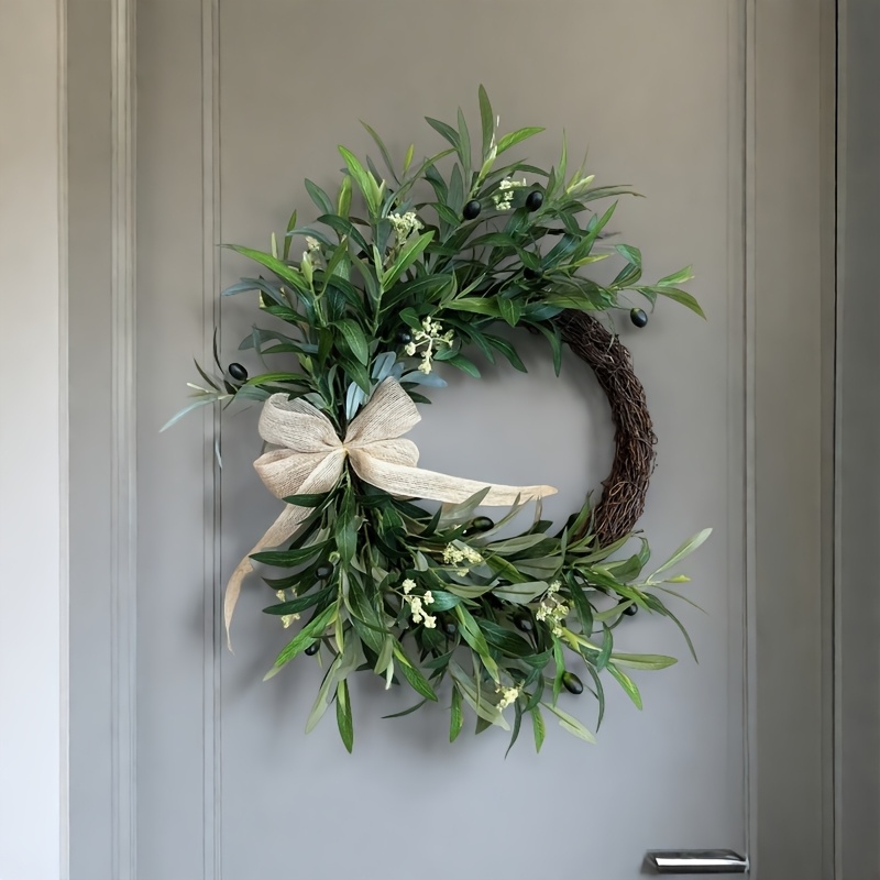 2025 إكليل الزيتون الاصطناعي ل - مراجعة Christmas Wreath Fake وسعره
